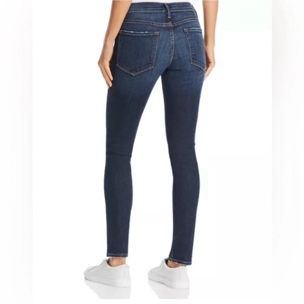 Frame Denim Le Skinny de Jeanne RN# 139021 CUT# 2354 STYLE# LSJ148 WRILEY Sz 26 - Picture 3 of 15